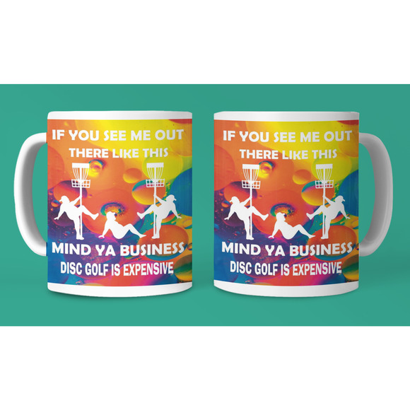 Coffee Mug DISC GOLF FUNNY Stripper Man Novelty Cup Gift For Men Him - Picture 1 of 9